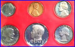 1981 S Proof Set Type 2 All Six Coins With Bulbous Serif S