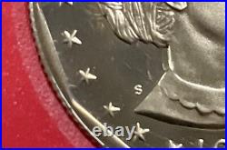 1981-S clear s PROOF set all 6 Type 2 scarcer varieties