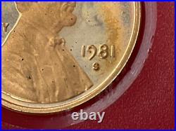 1981-S clear s PROOF set all 6 Type 2 scarcer varieties