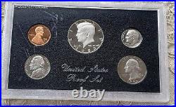 1983 S United States US Sliver Proof Set Error Quarter Reading In Cod We Trust