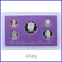 1984-1993 Proof Set Run Original Purple Box 10 Sets 50 Coin Lot US Mint