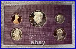 1984-1993 U. S. Mint Proof Set Lot. Complete 10 Year Run. OGP Boxes + COAs NICE