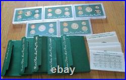 1984 to 1998 Proof Sets U. S. Mint 15 Proof Set San Francisco Mint with COA