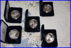 1986-2018 American Silver Eagle Proof set Original U S Mint Box Case & COA