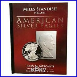 1986-2020 $1 Silver Eagle 35-pc set NGC PF70 Mercanti Signed with 1995-W