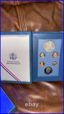 1987-S Prestige set Also With 1987-S Constitutional coin Which Is Another Set