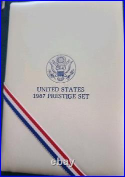 1987 United States Mint Prestige Proof Set With COA