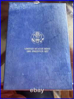 1988-S, 1989-S, And 1993-S US Mint Prestige Proof Sets 1988-S, 1989-S, And 1993-S US Mint Prestige Proof Sets