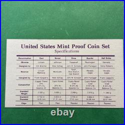 1989 Lot of 10 Proof Sets United States Mint Original Packaging 1989 Lot of 10 Proof Sets United States Mint Original Packaging
