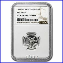 1989 Mexico 3PC Gold, Silver, Platinum Rainbow Proof Set PF-70 NGC SKU#211948