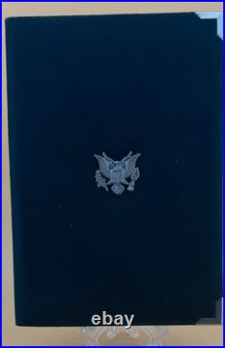 1990 U. S. Mint Prestige Proof Set. Eisenhower Silver Dollar. 90% Silver. OGP