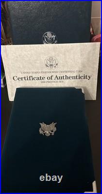 1990 US MINT PRESTIGE PROOF SET with OGP & COA