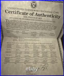 1990 US MINT PRESTIGE PROOF SET with OGP & COA