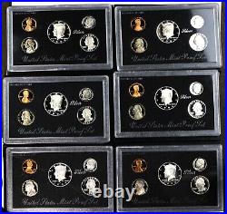 1992-1995 And 1997-98 US SILVER PROOF Set Old Coins Bundle
