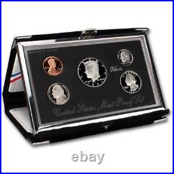 1992 1998 (No 1995) US Mint Premier Silver Proof Sets, 6 Sets plus Box & COAS