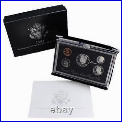 1992-1998 Premier Proof Set Run Original Box 90% Silver 7 Sets 35 Coins US Mint