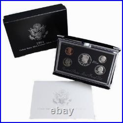 1992-1998 Premier Proof Set Run Original Box 90% Silver 7 Sets 35 Coins US Mint