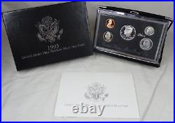 1992-1998 US Mint Premier Silver Proof Sets 90% Silver OGP COA 7 Annual Sets