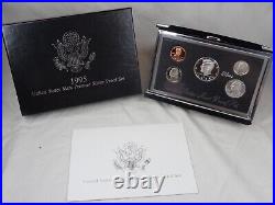 1992-1998 US Mint Premier Silver Proof Sets 90% Silver OGP COA 7 Annual Sets