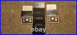 1992-1998 US Mint Silver Proof Sets 90% Silver OGP COA 7 Annual Sets (35 Coins)