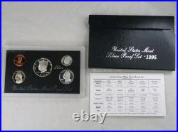 1992-1998 US Mint Silver Proof Sets 90% Silver OGP COA 7 PROOF Sets