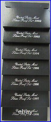 1992 2011, 20 x Silver Proof Sets, all in Original Government Packaging (OGP)