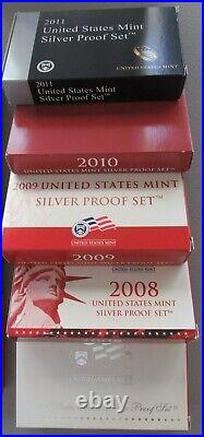 1992 2011, 20 x Silver Proof Sets, all in Original Government Packaging (OGP)