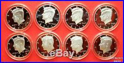 1992-2018 S Kennedy Half Set wALL 27 90% SILVER Proofs Set in Direct Fit Holders