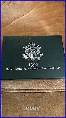 1992-S 90% Silver Proof Set United States Mint Original Government Packaging COA