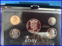 1992 thru 1995 U. S. Mint Premier Silver Proof Sets OGP /COA
