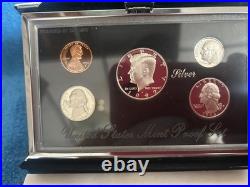 1992 thru 1995 U. S. Mint Premier Silver Proof Sets OGP /COA