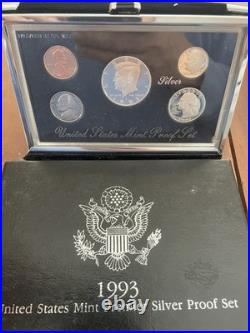 1993 United States Mint Premier Silver Proof Set