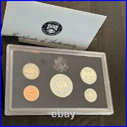 1994-S U. S. Mint Silver Proof Set COA Box