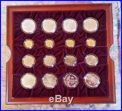 1995-1996US Atlanta Olympic Games 32-Gold/Silver Coin Proof UNC Complete-Set