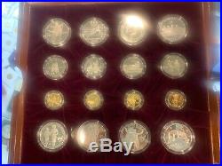 1995-96 Atlanta Olympic Games 32 Coin Gold & Silver Proof & Uncirc. US Mint Set