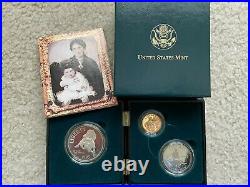 1995 Civil War Battlefield Commemorative Proof 3 Coin Gold/Silver/Clad Set