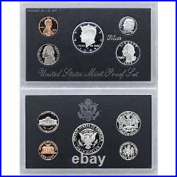 1995 S Proof Set 10 Pack 90% Silver Original Boxes & COA's US Mint 50 Coin Lot