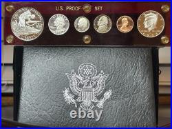 1995-S Silver Proof Set in Red Capital Holder With 1993-W 91-95 WWII Silver PF