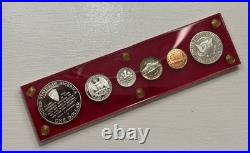 1995-S Silver Proof Set in Red Capital Holder With 1993-W 91-95 WWII Silver PF