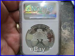 1995 W ANNIVERSARY SET American Eagle Proof Silver Dollar NGC PF 69 Ultra Cameo