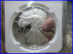 1995 W ANNIVERSARY SET American Eagle Proof Silver Dollar NGC PF 69 Ultra Cameo