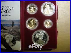 1995-W American Eagle 10th Anniversary Gold & Silver Proof Set All Orig. Pkg