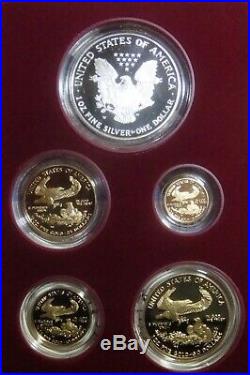 1995-W American Eagle 10th Anniversary Gold & Silver Proof Set All Orig. Pkg