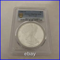 1995 W American Eagle Silver Proof $1 Coin PCGS PR65 DCAM
