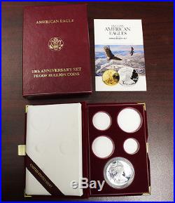 1995 W Proof American Silver Eagle 1oz. 999 from 10th Anniversary Set (650)