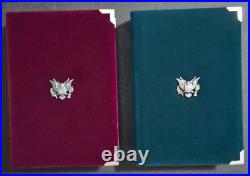 1996 & 1997 US Mint Prestige Proof Sets Complete with Boxes + Carboard + Coa's