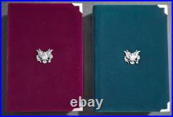 1996 & 1997 US Mint Prestige Proof Sets Complete with Boxes + Carboard + Coa's