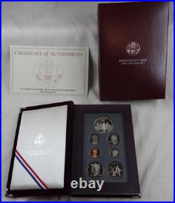 1996 Prestige Proof Set Atlanta Olympics Commemorative Coin US Mint OGP Box COA