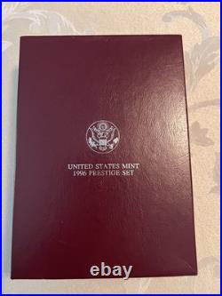 1996 Prestige Proof Set Atlanta Olympics Commemorative Coin US Mint OGP Box COA