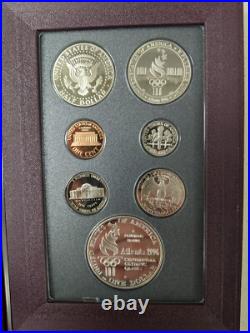 1996 Prestige Proof Set Atlanta Olympics Commemorative Coin US Mint OGP COA
